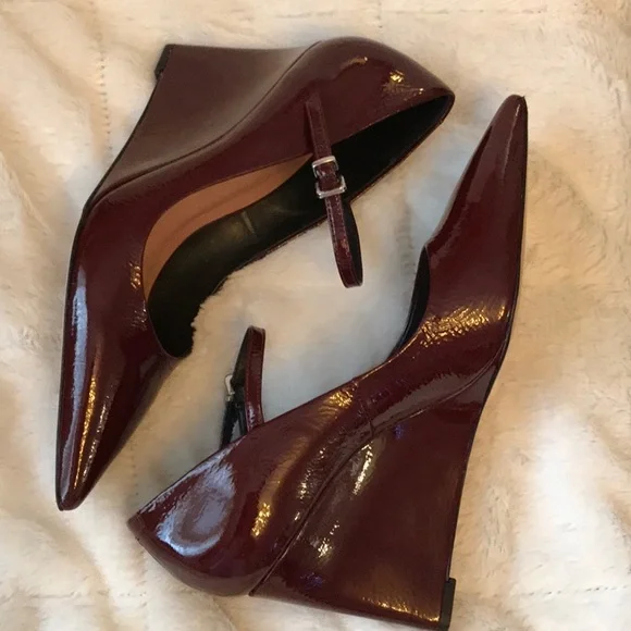 Maeve The Sibley Mary Jane Wedge Heels NWOB size 37/6.5 - Picture 6 of 10
